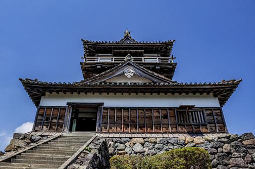 丸岡城 丸岡城 丸岡城,日本100名城,天守の写真素材
