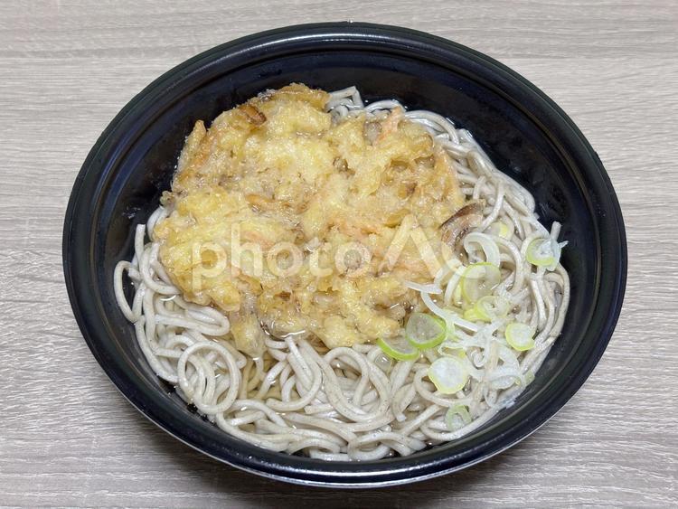 かき揚げそば 食べ物,食品,フードの写真素材