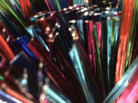 針金リボン(色とりどり) リボン,針金,針金リボンの写真素材