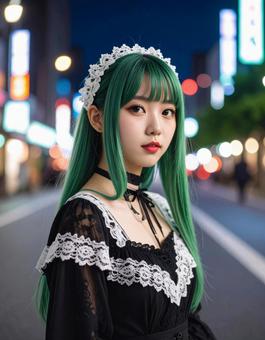 地雷系女子・憂鬱な深夜の緑子さん 地雷系女子・憂鬱な深夜の緑子さんの写真