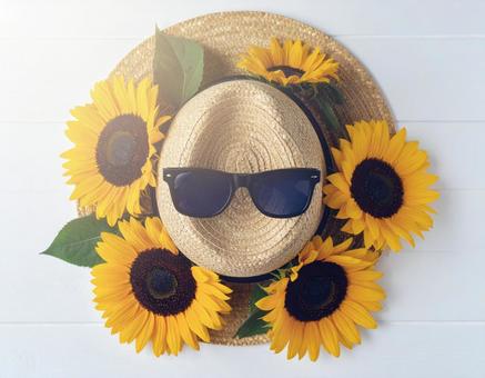 ひまわりと夏の休日 ひまわりと夏の休日の写真