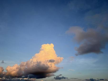 大きな雲 大きな雲の写真