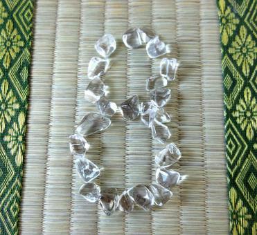 クリスタルナンバー　８ クリスタル,水晶,天然石の写真素材