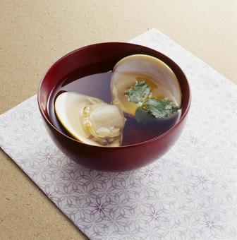 ハマグリのお吸い物 ハマグリのお吸い物 ハマグリ,お吸い物,蛤の写真素材