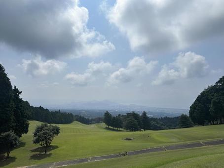 駿河湾を見下ろせるゴルフ場 駿河湾を見下ろせるゴルフ場の写真