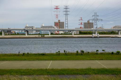荒川　河川敷の写真