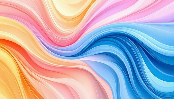 抽象的な波模様のデザインの写真