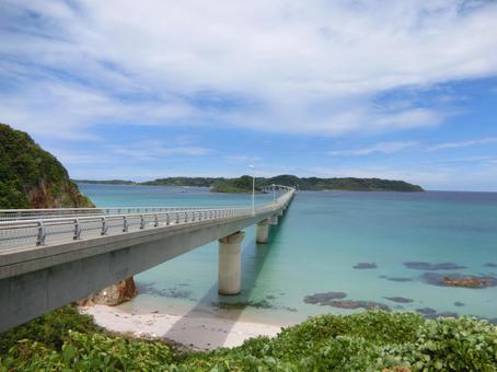 山口 下関 角島大橋1 山口 下関 角島大橋1 角島大橋,角島,海の写真素材