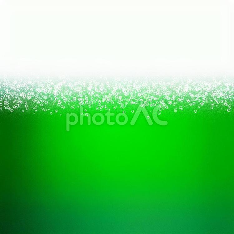 カクテル風背景素材（緑） カクテル,ソーダ,クリームソーダの写真素材