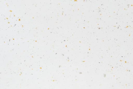 金箔銀箔の入った白い和紙背景(金銀多め) 金箔銀箔の入った白い和紙背景(金銀多め)の写真