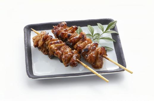 皮 たれ【焼き鳥】 皮 たれ【焼き鳥】 皮,たれ,焼き鳥の写真素材