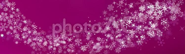 クリスマスカード　冬の舞い散る雪の結晶 クリスマス,キラキラ,結晶の写真素材