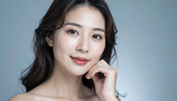 エレガントな女性モデルの写真