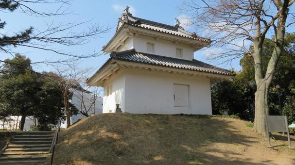 土浦城　本丸　西櫓 土浦城,亀城,西櫓の写真素材