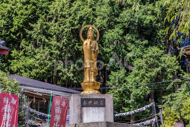 千葉県　立國寺の風景 養老山,立國寺,養老渓谷の写真素材