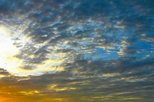 朝焼けの空 朝焼けの空の写真