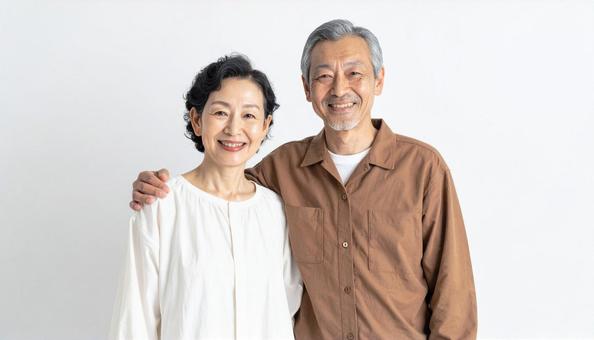 老夫婦 老夫婦の写真