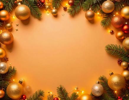 オーナメントボールの背景４の写真