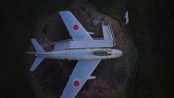 F-86　001 fー86,飛行機,戦闘機の写真素材