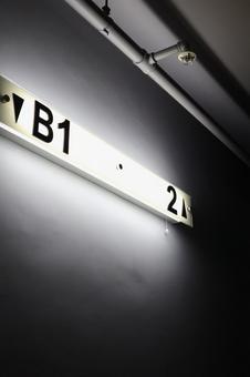 階段の階数表示　一階なし 階段,階数,表示の写真素材