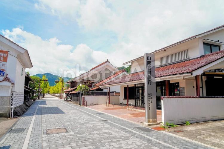 島根・津和野伝建地区の景観 津和野,伝統的建造物群保存地区,津和野藩の写真素材