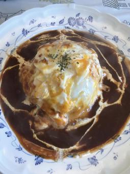 オムライス オムライス,ランチ,たまご料理の写真素材