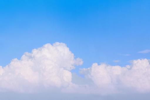 青空と入道雲 青空と入道雲の写真