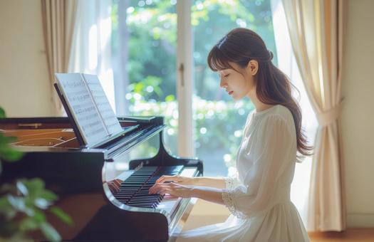 音楽・楽器シリーズ ピアノ演奏 音楽・楽器シリーズ ピアノ演奏の写真