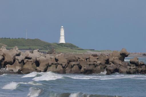 灯台 灯台,白い,掛塚灯台の写真素材