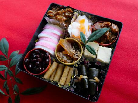 おせち料理.1 おせち料理,お正月,賀正の写真素材