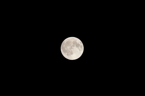月A 月A 月,秋,moonの写真素材