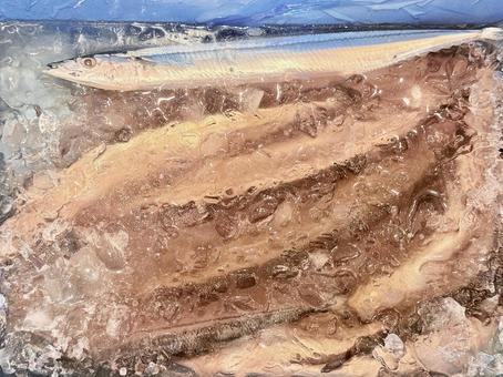 サンマ 秋刀魚,サンマ,魚の写真素材