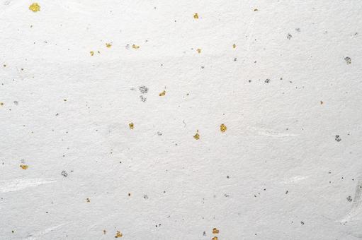 金箔入り白和紙の質感 和紙,金箔,紙の写真素材