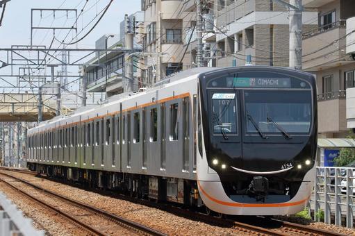 東急大井町線、6050系、6054編成 東急,大井町線,6050系の写真素材