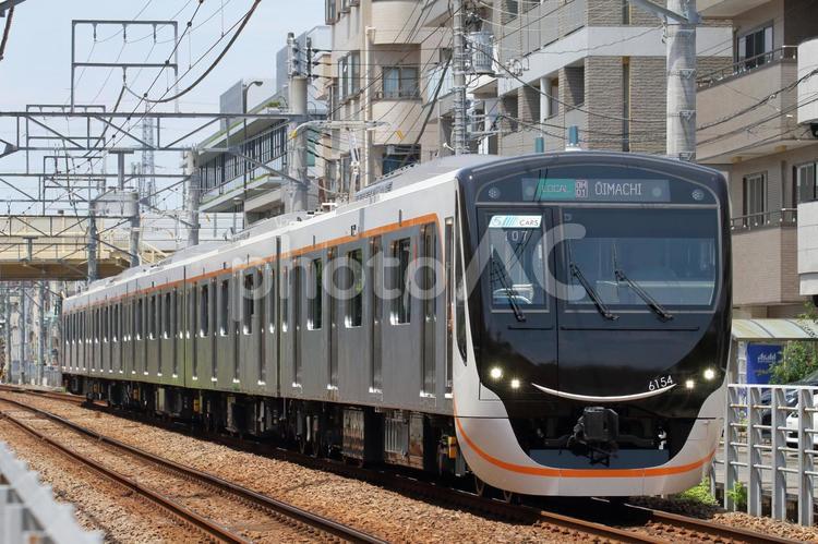東急大井町線、6050系、6054編成 東急,大井町線,6050系の写真素材