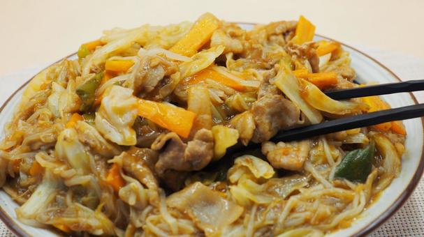 自家製・野菜炒めカレー風味（食べる） 野菜炒め,カレー風味,自家製の写真素材