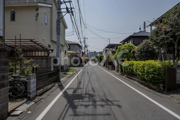 北本市の住宅地 住宅,家,建物の写真素材