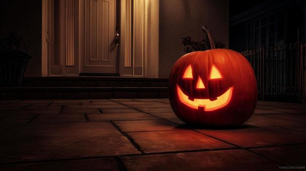 ハロウィンのカボチャの飾り 07 ハロウィンのカボチャの飾り 07の写真
