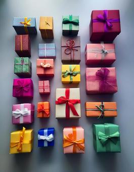 クリスマスプレゼント クリスマスプレゼント,プレゼント,ギフトの写真素材
