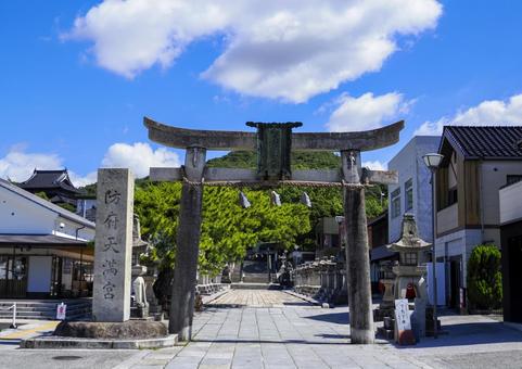 防府天満宮の参道 防府天満宮の参道の写真