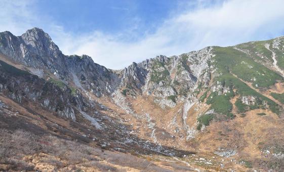 駒ヶ岳秋の風景 駒ヶ岳秋の風景の写真