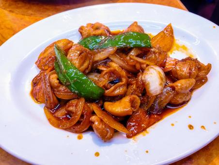 モツ炒め モツ炒め モツ炒め,町中華,料理の写真素材