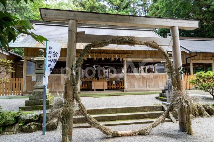 三重　佐那神社　本殿と拝殿 佐那神社,神社,佐那の写真素材