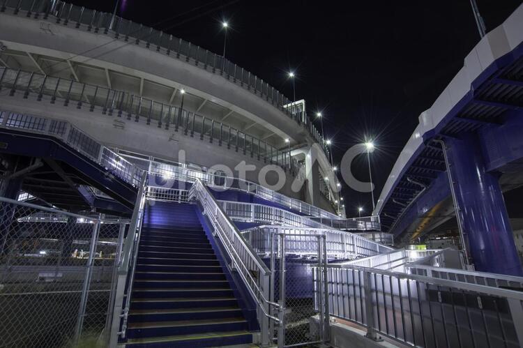 港北インター２ 高速道路,ジャンクション,インターチェンジの写真素材