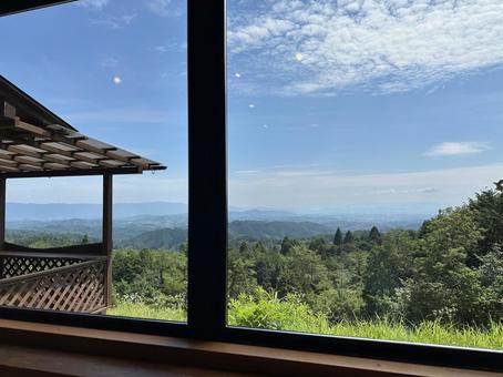 映山紅からの眺めの写真