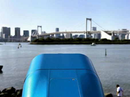 2025年春 昼間の東京お台場の風景 2025年春 昼間の東京お台場の風景 展望台,双眼鏡,都心の写真素材