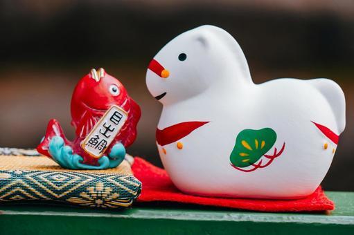 目出度い丙午 午年,置物,小物の写真素材