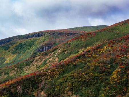 紅葉の栗駒山(須川岳) 紅葉の栗駒山(須川岳) 栗駒山,紅葉,秋の写真素材