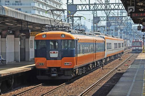 近鉄特急　近鉄電車 鉄道,電車,線路の写真素材