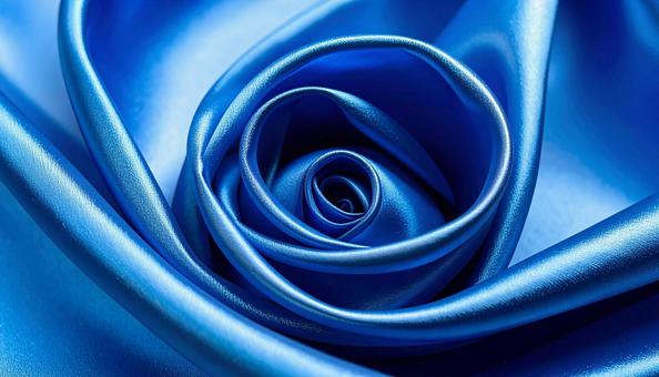 ファブリックローズ_ブルーの写真